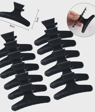 Professionele Haarclips Vlinder Model - Set van 10 Stuks voor Styling en Sectie