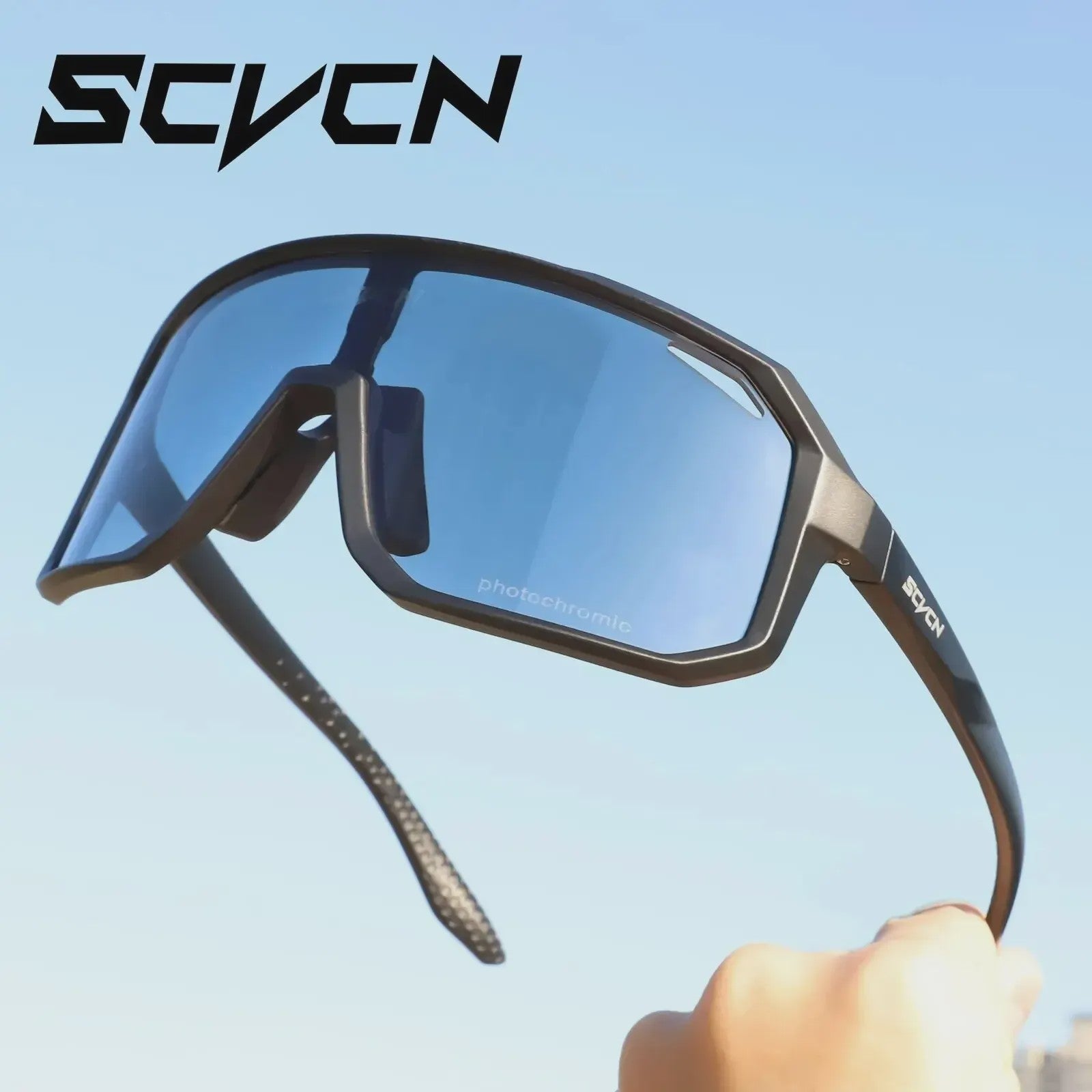 Fotocromische Sportbril voor Fietsen & Outdoor | SCVCN Wielren & MTB Zonnebril