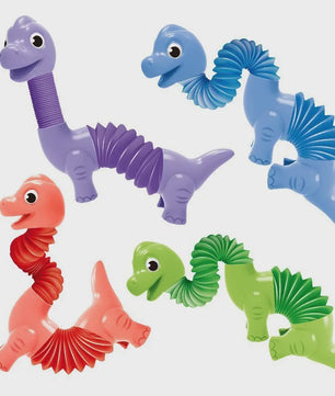 Fidget Pop Tubes Dieren: Dinosaurussen, Dolfijnen, Honden & Haaien - Stressverlichters voor Kinderen