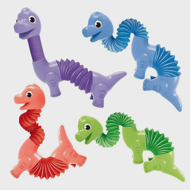 Fidget Pop Tubes Dieren: Dinosaurussen, Dolfijnen, Honden & Haaien - Stressverlichters voor Kinderen