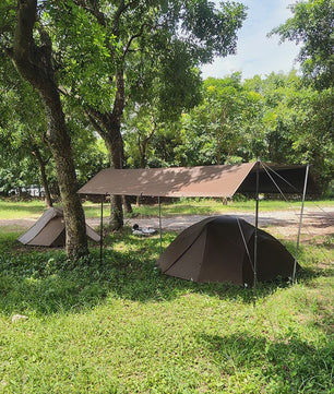 Aricxi Black Coating Tarp - Waterdicht Kampeer Tarp 3x3m & 4x4m