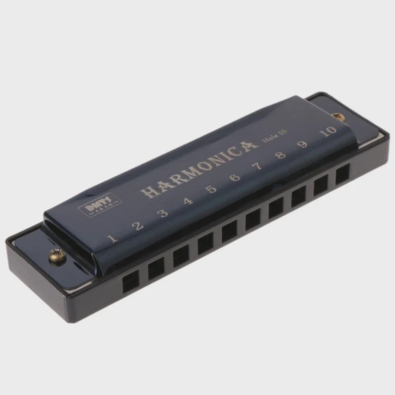 Diatonische Mondharmonica in C - 10 Gaten - Ideaal voor Beginners & Kinderen - Inclusief Hoesje