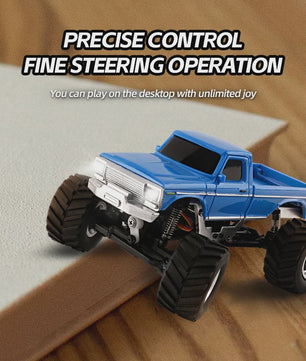 1:36 RC Crawler Off-Road Auto 4WD Elektrisch Afstandsbediening Voertuig met LED Verlichting - RTR