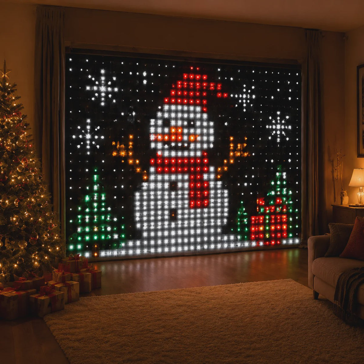 Slimme Pixel Gordijnlampen - RGB LED met USB, Bluetooth & APP Bediening