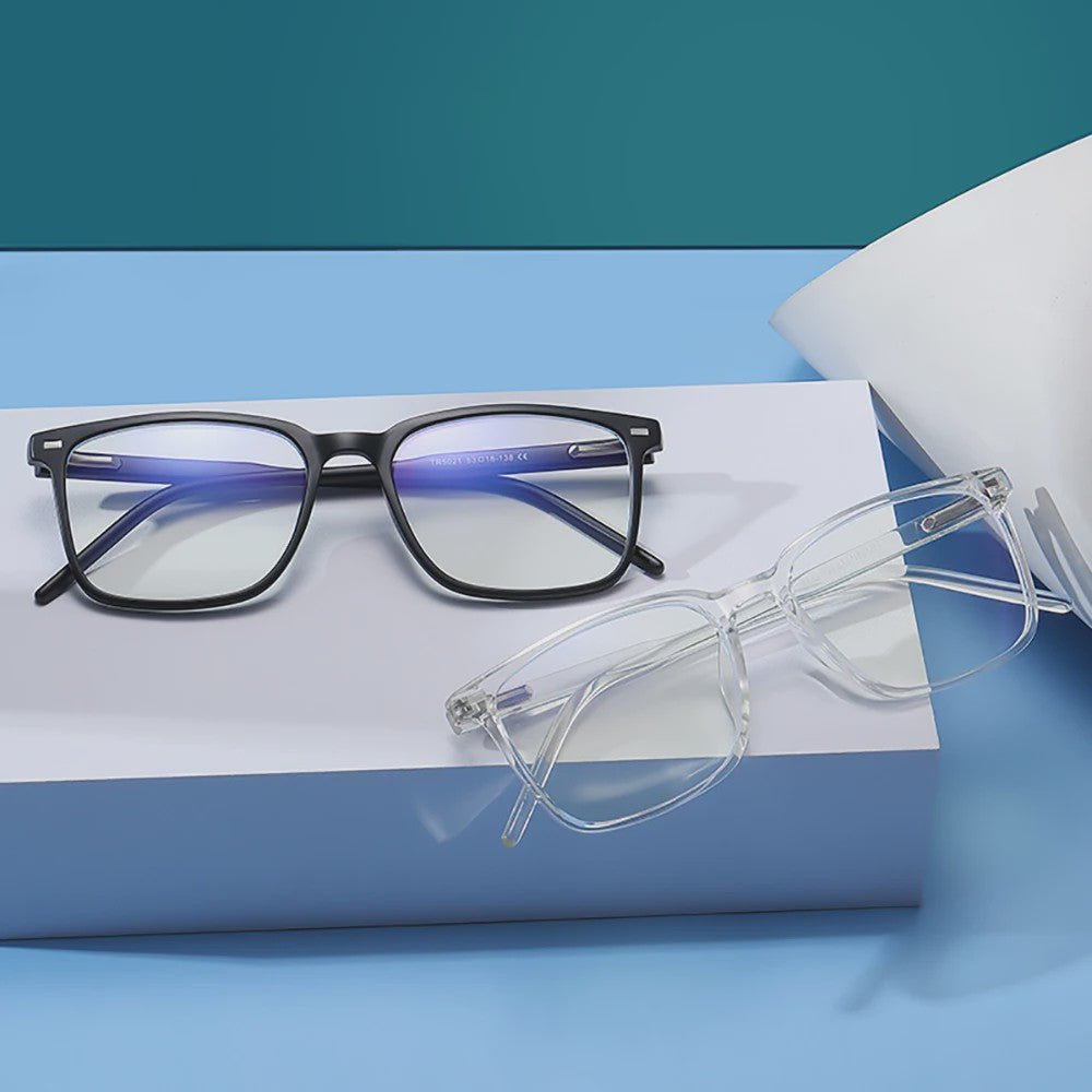 VIVIBEE Klassieke Blauw Licht Blokkerende Bril voor Heren - TR90 Frame, Anti-Ray, Computer & Gaming