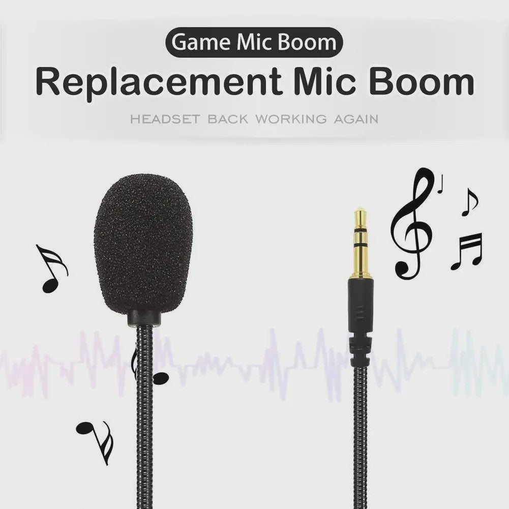 3.5mm Vervangende Gaming Headset Microfoon - Flexibel & Ruisonderdrukkend