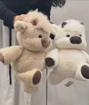 Schattige Schotse Hooglander Pluche Koe - Zachte Knuffel voor Kinderen