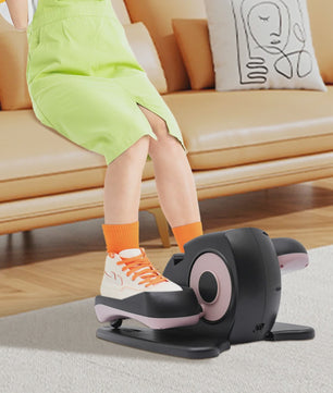 Elektrische Mini Hometrainer met LCD - Zittend Fietsapparaat voor Benen en Voeten