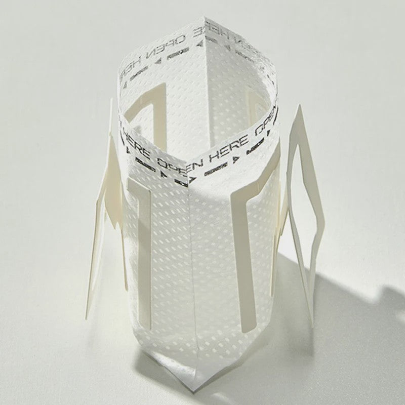 50/100 Stuks Wegwerp Koffiefilter Zakjes - Draagbaar Hangend Oor voor Drip Koffie & Thee