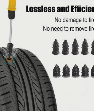 Noodbandreparatieset - Heavy-Duty Lijm & Rubberstrips voor Auto, Truck, Camper