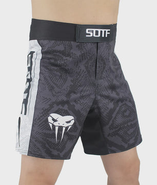 SOTF MMA Shorts met Tijgerprint en Slangenhuid Patroon - Kickboksen & Muay Thai