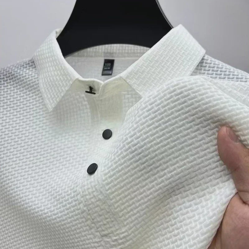 Heren Poloshirt van IJzige Zijde - Ademend & Modieus Zomer T-shirt tot 6XL