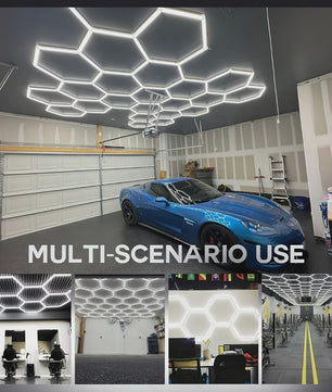 Modulaire Hexagonale LED Plafondlamp - Superhelder 6500K Koel Wit Licht