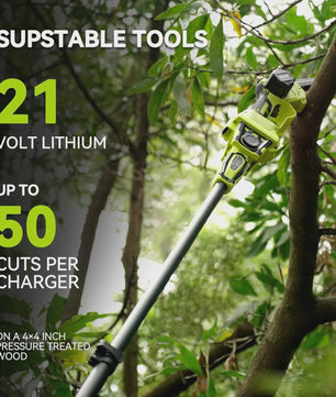 Supstable 6" Snoerloze Kettingzaag Paalzaag - Krachtige Brushless Motor, Makita Accu Compatibel