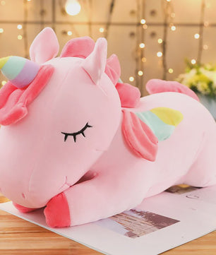 Reuze Pluche Eenhoorn Knuffel - Zacht Kussen voor Kinderen & Meisjes (25-100cm)