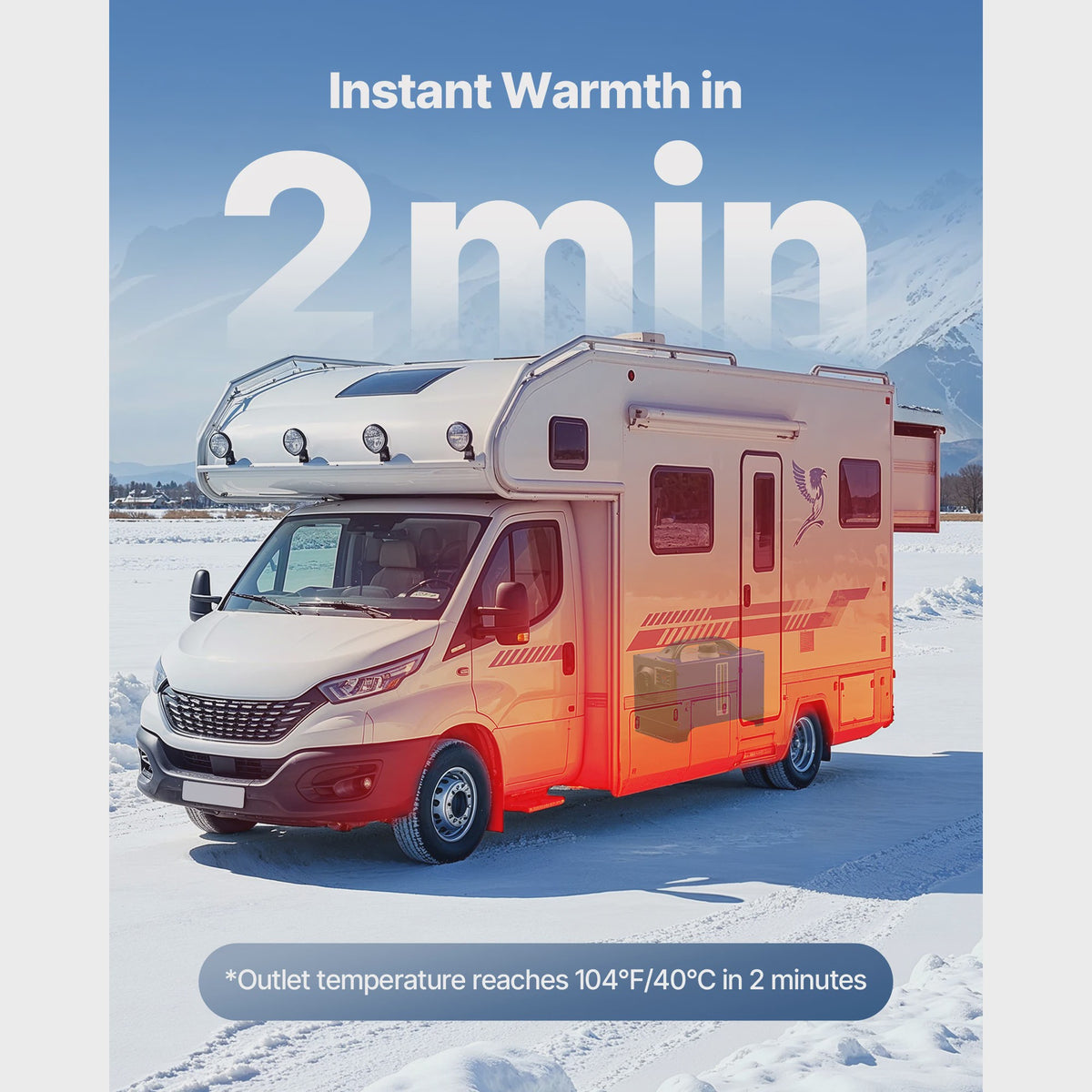 8KW Diesel Luchtverwarmer 12V/24V - Draagbare Camper Verwarming met LCD & Afstandsbediening