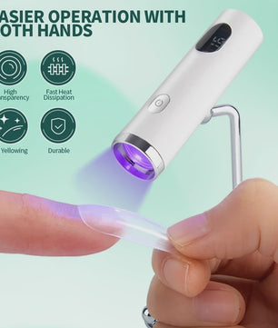 Draagbare Mini UV LED Nageldroger - Snel Uitharden Gel Polish & Lijm
