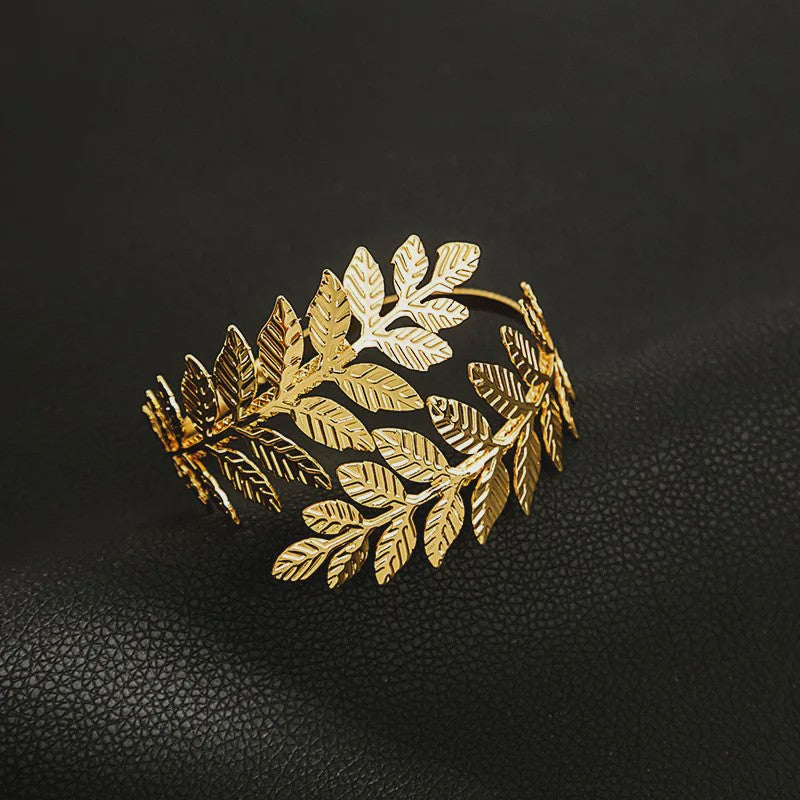 Verstelbare Bladvorm Armband - Romeinse Stijl Arm Sieraden voor Bruiden