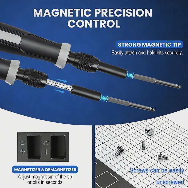 152-delige Precisie Schroevendraaierset met Magnetische Bits en Flexibele Shaft