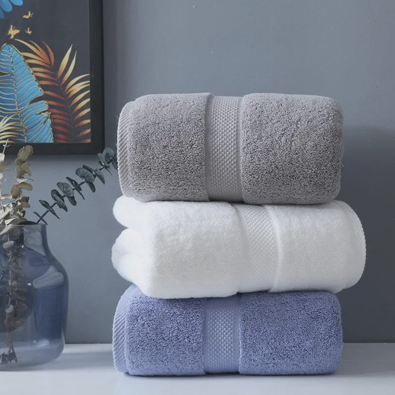 Luxe Katoenen Badhanddoek - Zacht & Absorberend voor Thuis, Hotel & Strand