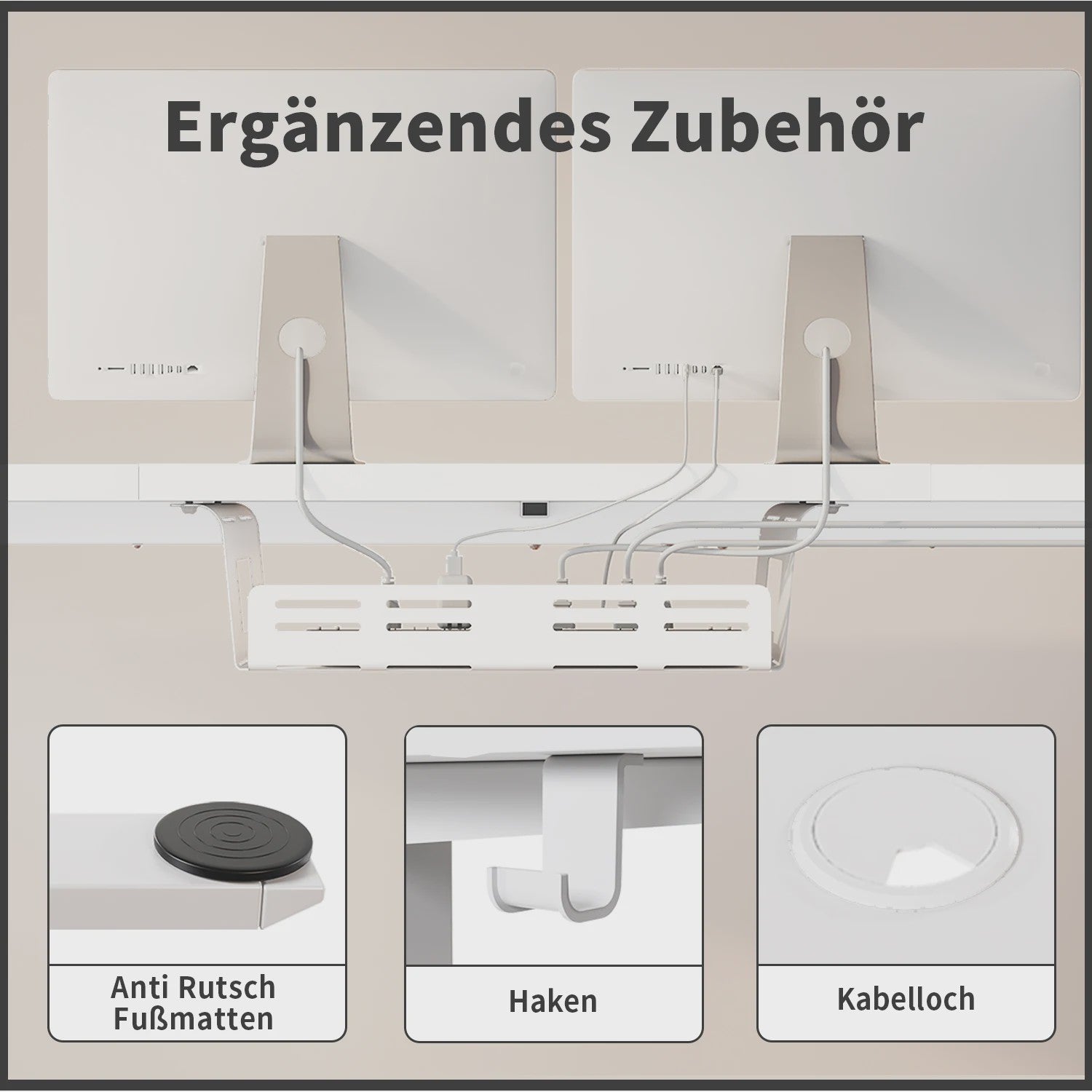 Devoko Elektrisch In hoogte Verstelbaar Bureau 140x60 cm - Stabiel & Stijlvol