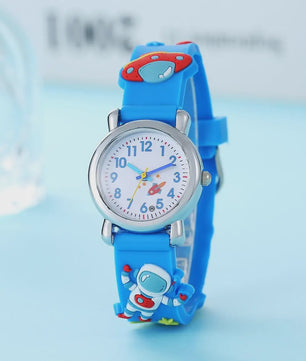 Kinderhorloge Cartoon Astronaut & UFO - Quartz Polshorloge