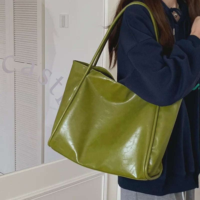 Dames Tote Bag met Textuur - Ruim, Niche Design, Schoudertas voor Dagelijks Gebruik