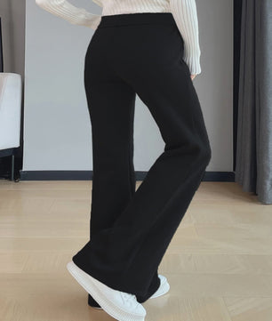 Zomerse Plus-Size Flared Pants in Britse Street Style - Stijlvol en Comfortabel
