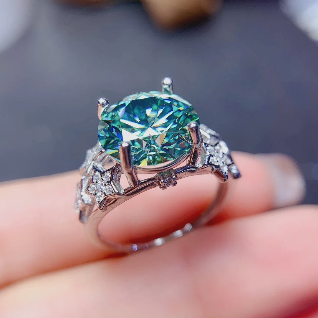 Luxe Damesring met 5 karaat Zirkonia - Geïnspireerd op Filmsterren