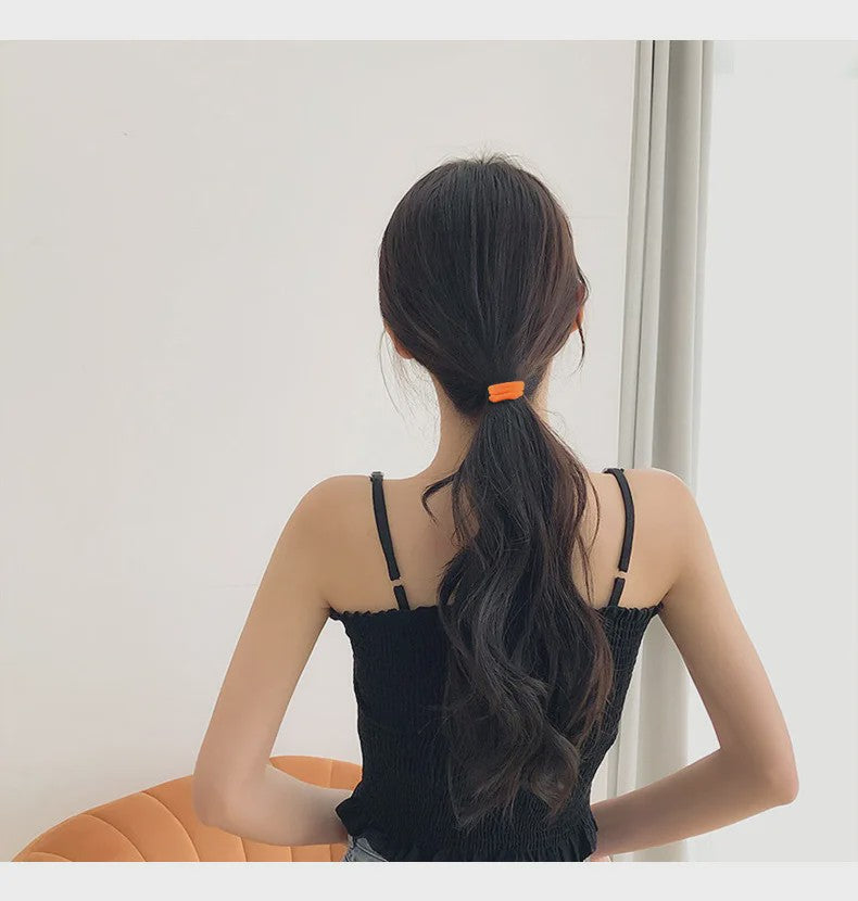 Elastische Haarelastiekjes Set - 4CM Scrunchies voor Meisjes & Dames - 20/50/100 Stuks