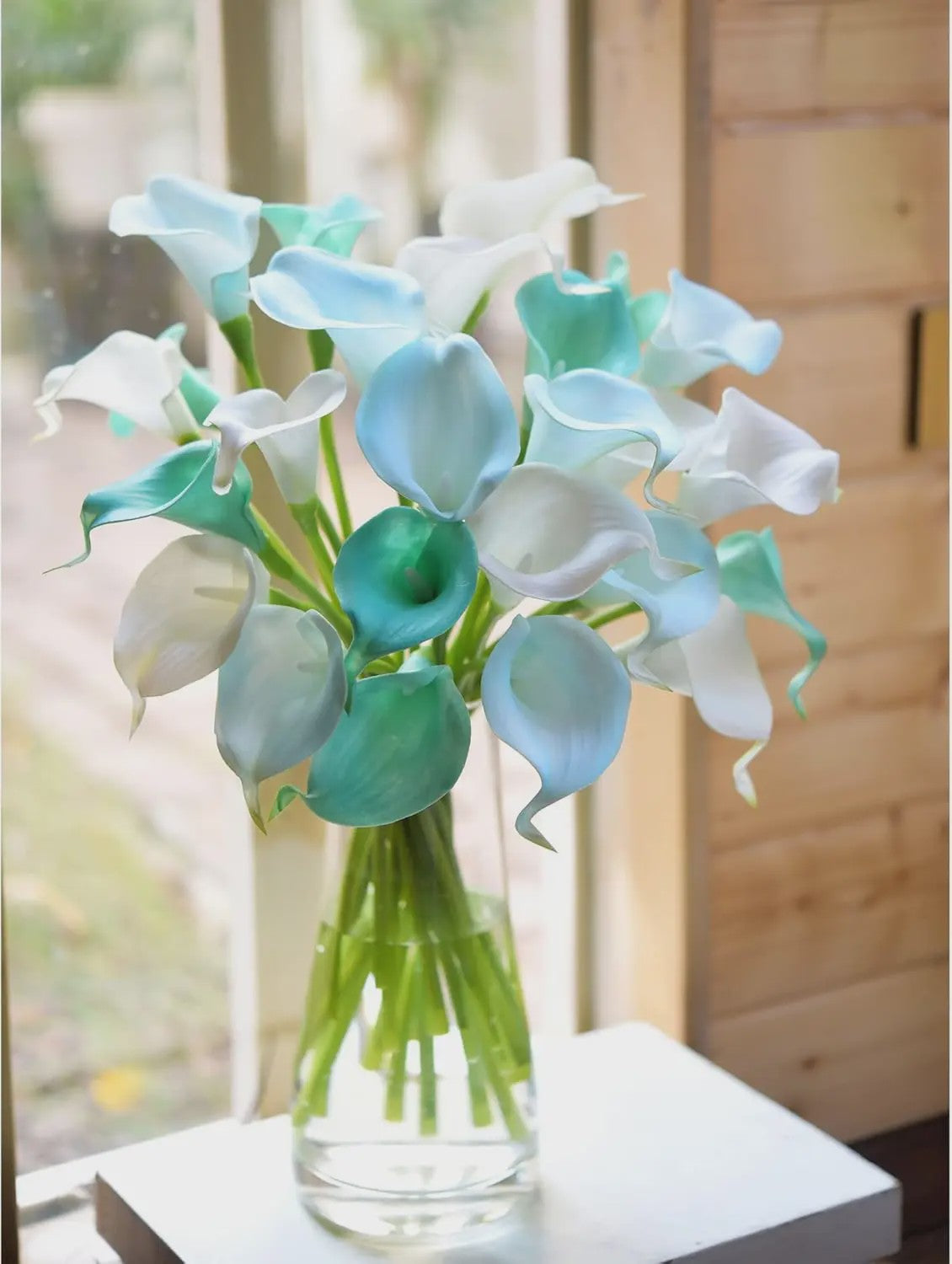 Real Touch Kunst Calla Lelies - Bruidsboeket & Bloemstukken (15 stuks)
