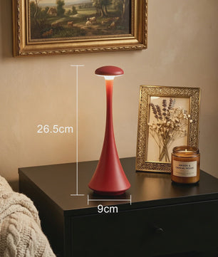 Draadloze Mushroom Tafellamp LED - Oplaadbaar & Dimbaar met Touch Bediening