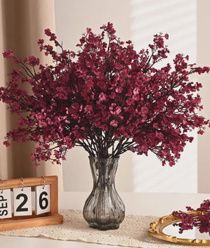 Kunstbloemen Gipskruid (3/5 stuks) - Sfeervolle Decoratie voor Huis, Bruiloft & Feest