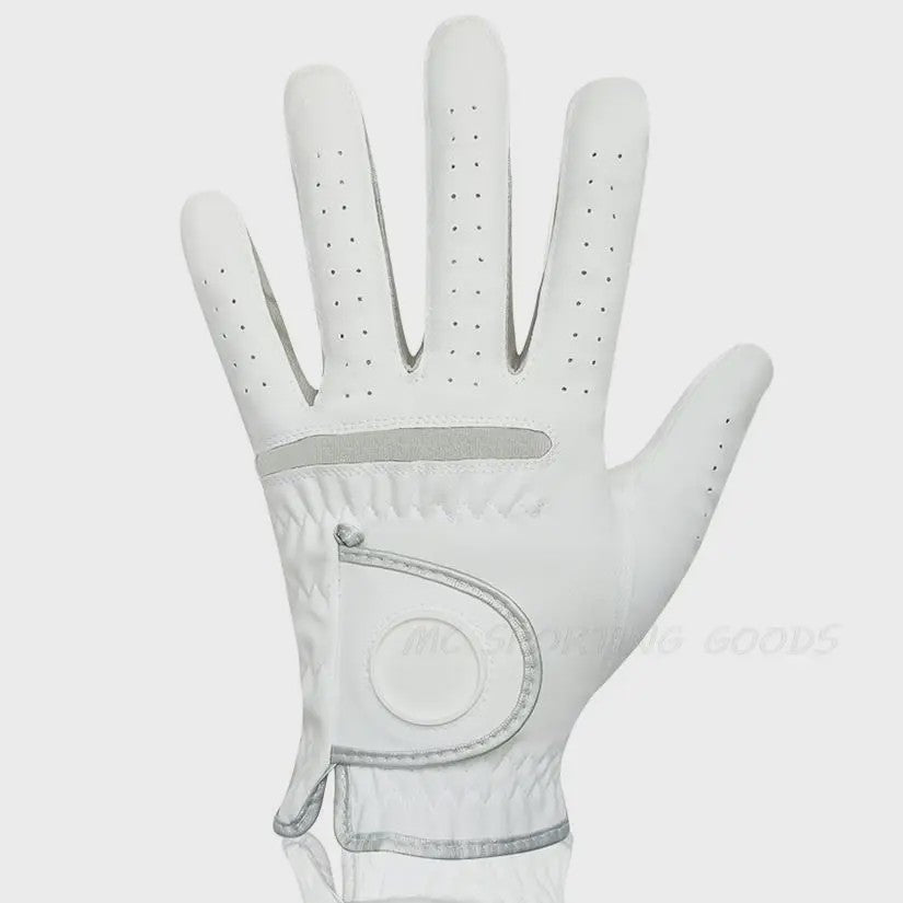 Heren Golfhandschoen met Magnetische Marker - Ademend Microvezel