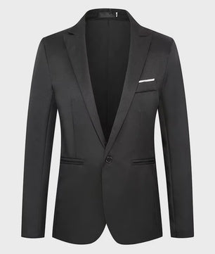 Luxe Heren Blazer - Slim Fit Zakelijk Casual Jasje