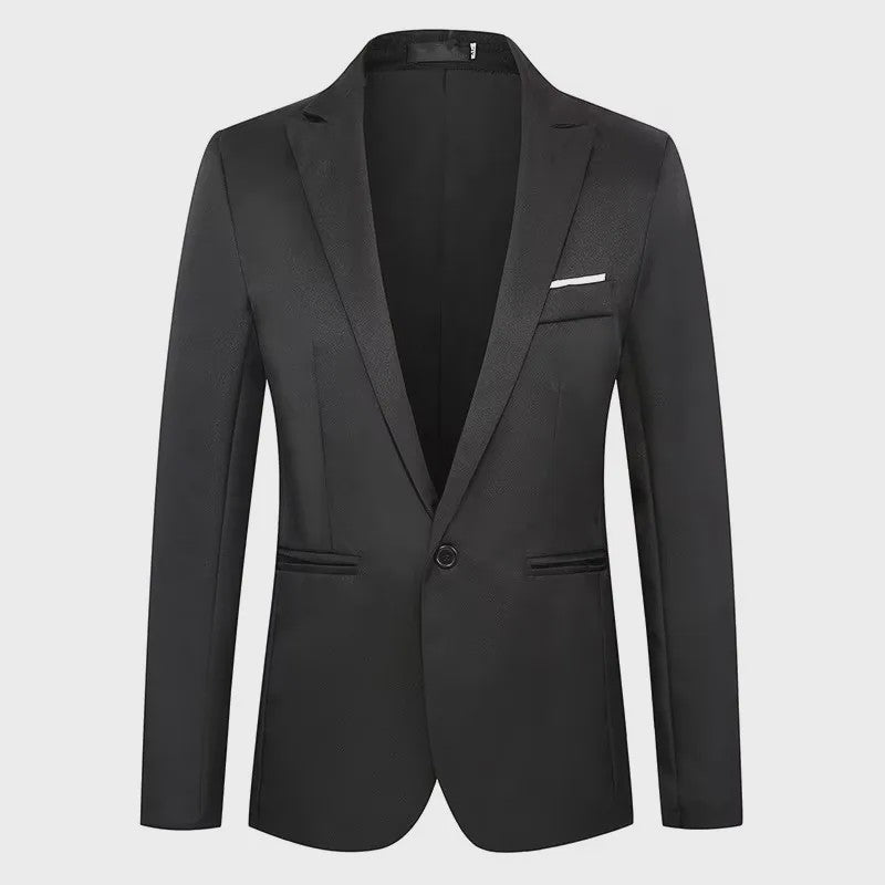 Luxe Heren Blazer - Slim Fit Zakelijk Casual Jasje