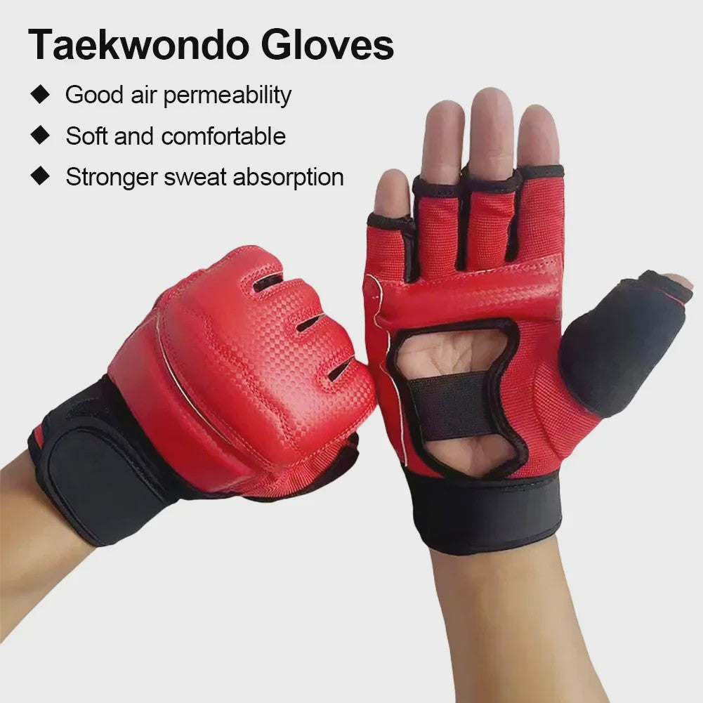 Half Finger Bokshandschoenen PU Leer - MMA, Kickboksen, Karate, Muay Thai Training