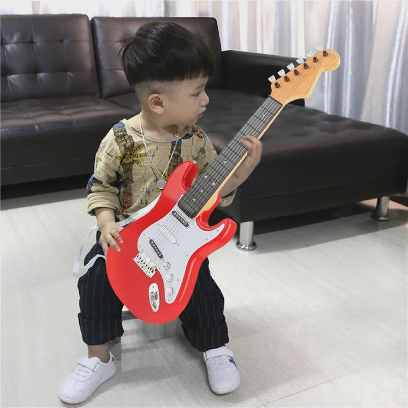 Kinder Elektrische Gitaar Speelgoed met Muziek & Licht - Ideaal voor Beginners