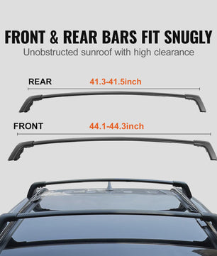 Aluminium Dakdragers voor Toyota RAV4 (2019-2023) - 72kg Capaciteit, Roestvrij & Vergrendelbaar