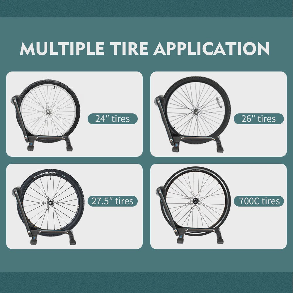 Robuuste Fiets Parkeerstandaard - Opvouwbaar & Universeel voor Racefiets & MTB