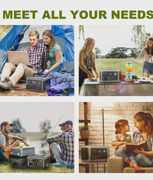 ALLPOWERS R600 Powerstation: 299Wh/600W LiFePO4 Accu voor Buiten, Camping & Thuis Backup (Optioneel Zonnepaneel)