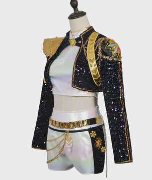Glitter Cosplay Kostuum Set voor Dames - Feest, Carnavalsoutfit & Rollenspel