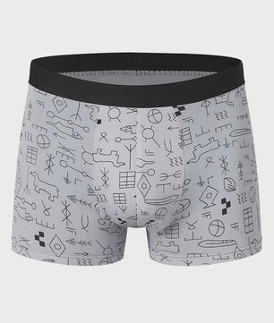 4-delige Set Heren Boxershorts - Sneldrogend, Comfortabel & Trendy Design