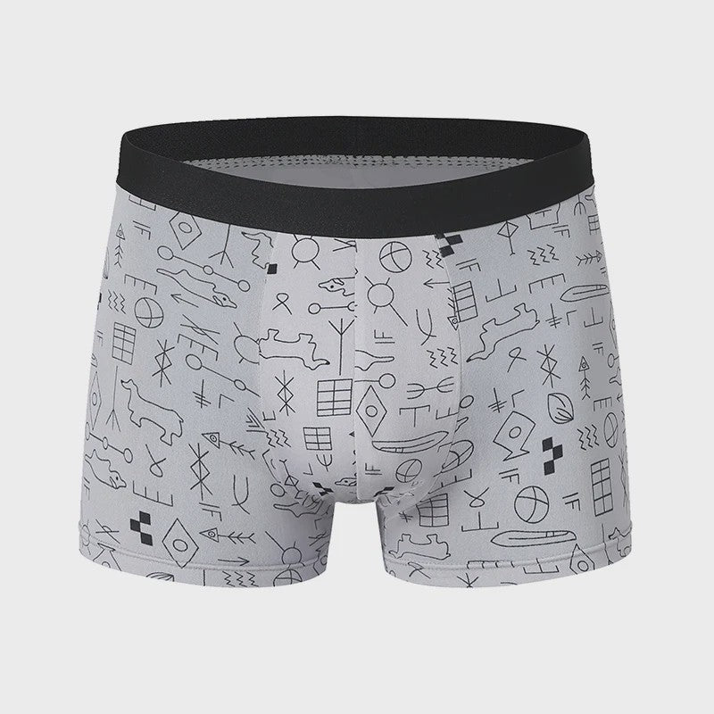 4-delige Set Heren Boxershorts - Sneldrogend, Comfortabel & Trendy Design