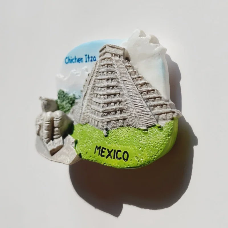 Chichen Itza Magneet - Mexico Maya Ruïnes Koelkastdecoratie