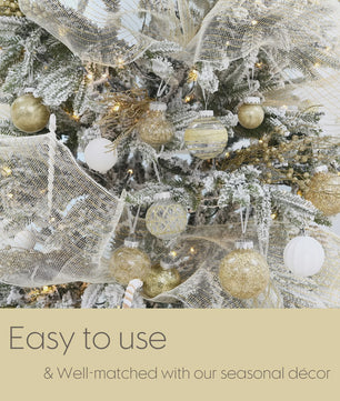 8x Glitter Bessen Takken - Kerstdecoratie & Feestaccessoires