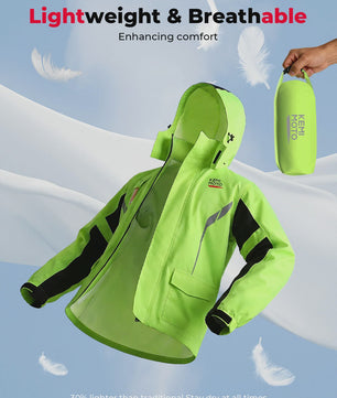 Waterdichte Motor Regenpak Set - Winddicht, Ademend & Reflecterend