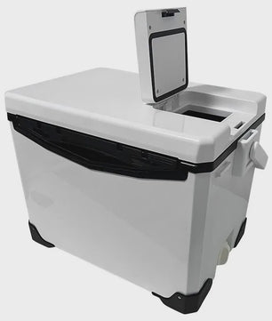 Robuuste Koelbox Visbox Outdoor - Diverse Maten 10L t/m 48L met Draaggreep & Luchtgaten
