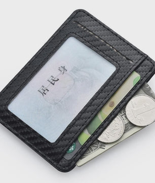 Slanke Minimalistische Portemonnee voor Heren - Creditcardhouder & Kaarthouder