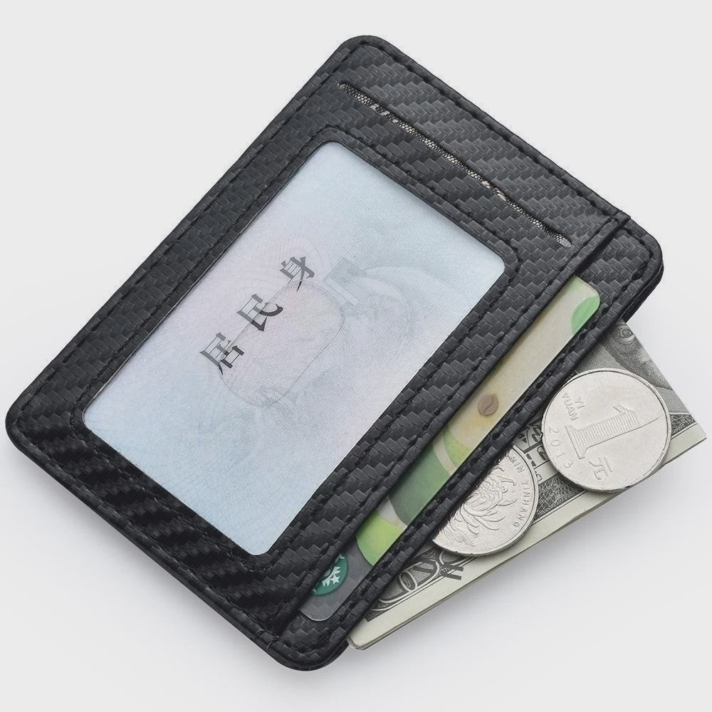 Slanke Minimalistische Portemonnee voor Heren - Creditcardhouder & Kaarthouder